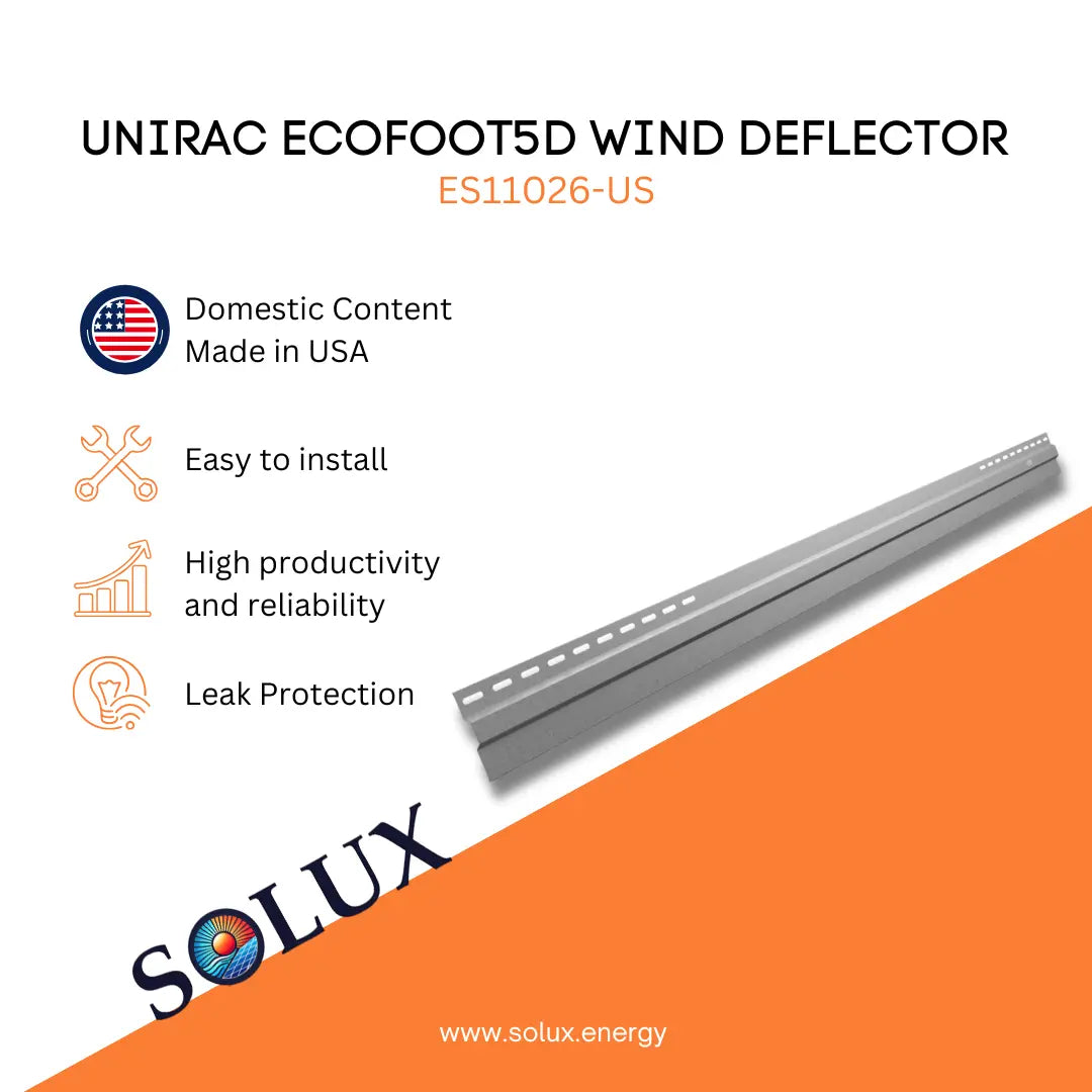 Product Image of Unirac 92.25'' Wind Deflector, ES11026-US (Domestic Solution)